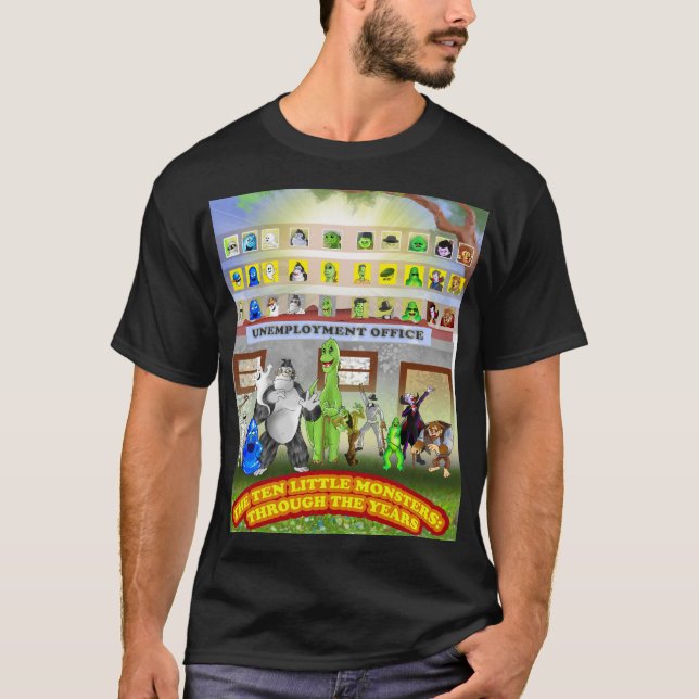 Zehn kleine Monster: Durch die Jahre T-Shirt (Vorderseite)