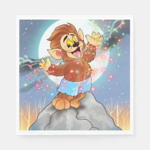 Zehn kleine Monster: Willie der Wolf Napkin Serviette