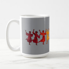 Zehn Lords einen springenden Ausschnitt-Stift 4 Kaffeetasse