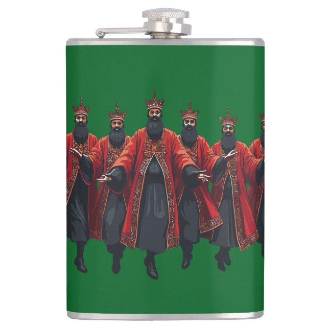 Zehn Lords einen springenden Cut-Out Stift 6 Flachmann (Vorderseite)