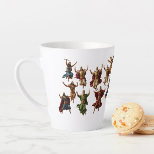 Zehn Lords springen Die Zehn Gebote Vektor Milchtasse