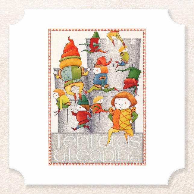 ZEHN LOREN - Untersetzer eines Fahrscheins (Vorderseite)