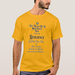 Zehn Merkmale von Menschen von hohem Wert - Widers T-Shirt