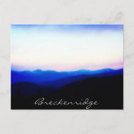 Zehn Mile Range Sunset Postcard Breckenridge Postkarte