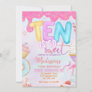 zehn sind so süß einladung