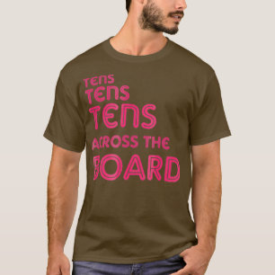 Zehn über das Shirt für den Drag Fan der Platine