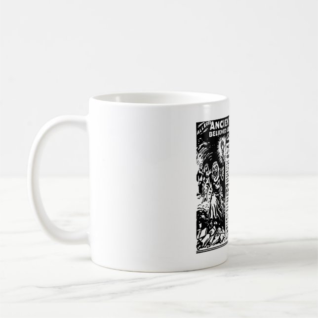 Zehn verlorene Bücher der Propheten-Tasse Kaffeetasse (Links)