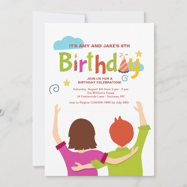 Zehn Wellen Einladung (Vorderseite)