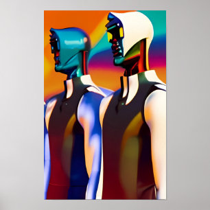 Zehnfache Unsicherheit Ken Gage Surrealismus Poster