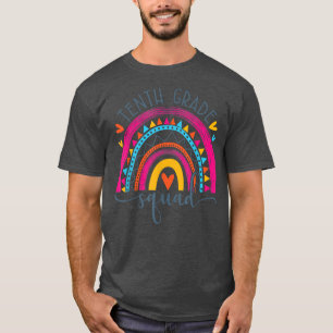 Zehnte Platz Hallo Erster Tag der Schule Zurück T T-Shirt