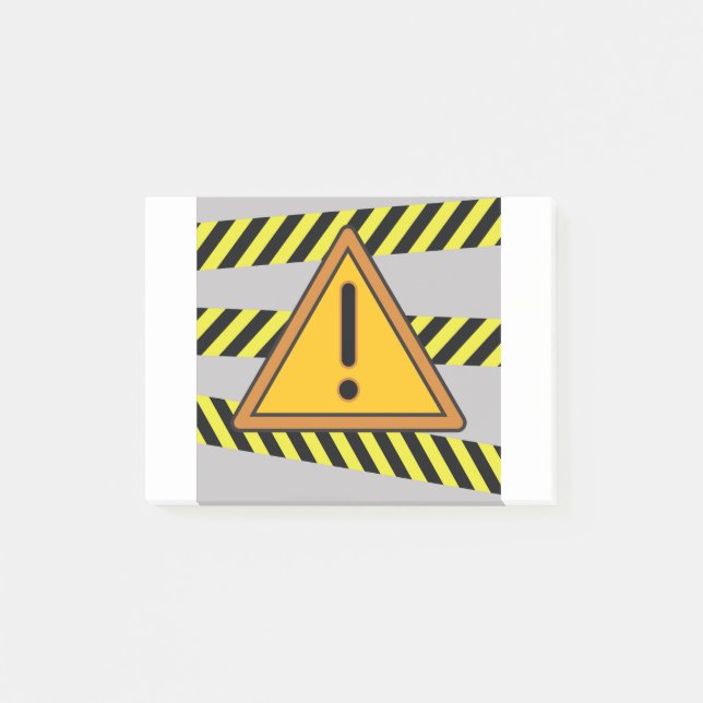 Zeichen 450danger post-it klebezettel (Vorderseite)