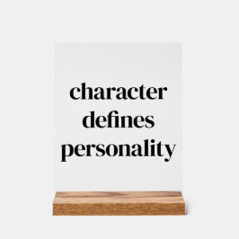 Zeichen Akryllisches Zeichen Acrylschild