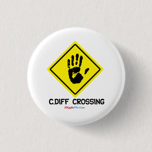 Zeichen C. Diff Crossing Button