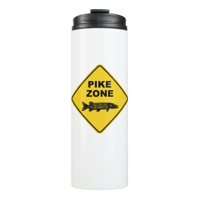 Zeichen der Fangzone Thermosbecher (Vorderseite)