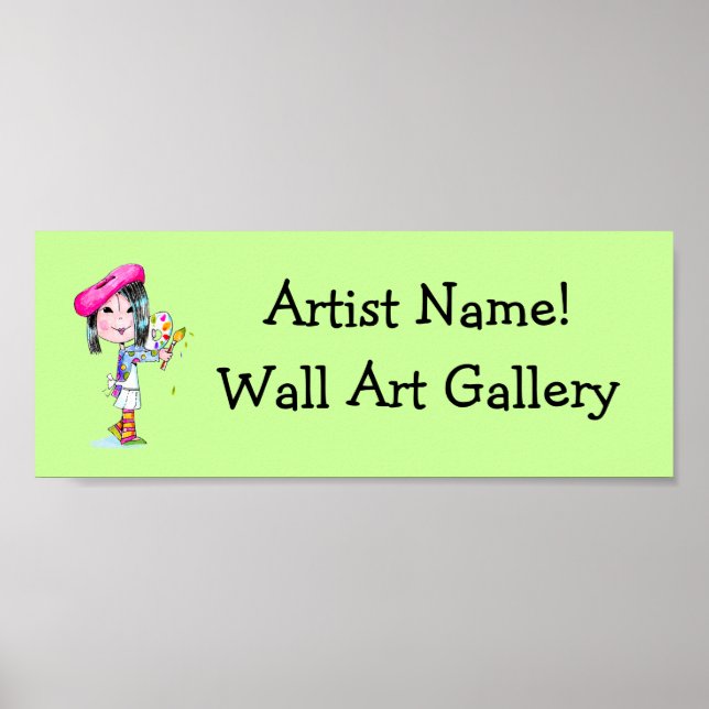 Zeichen der Galerie Made to Order Poster (Vorne)
