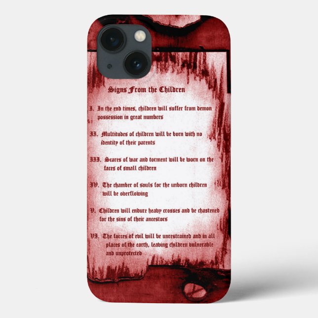 Zeichen der Kinder Case-Mate iPhone Hülle (Rückseite)