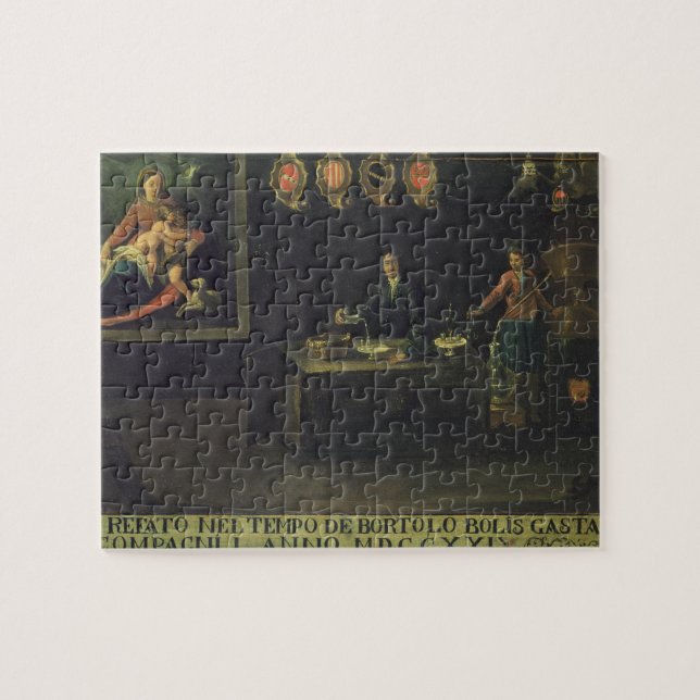 Zeichen der venezianischen Innung der Apotheker, (Horizontal)