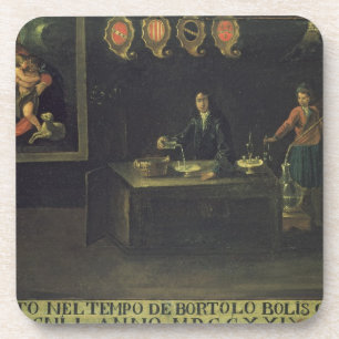 Zeichen der venezianischen Innung der Apotheker, Getränkeuntersetzer