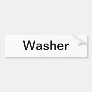 Zeichen der Waschmaschine/ Autoaufkleber