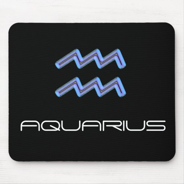 Zeichen des Tierkreises, Wassermann-Mäusematte Mousepad (Vorne)