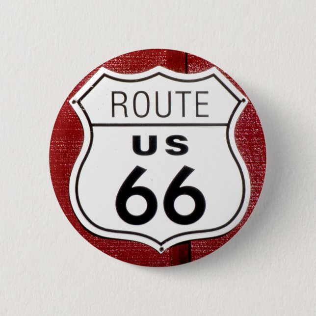 Zeichen des Weg-66 Button (Vorderseite)