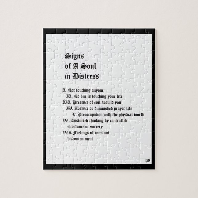 Zeichen eines Souls in Not (Vertikal)