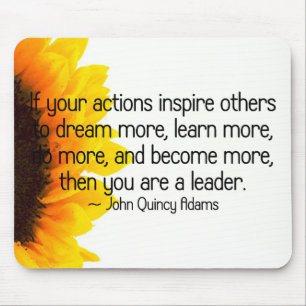 Zeichen eines wahren Führers Mousepad