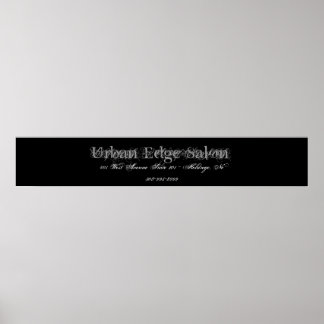 Zeichen/Fenster Poster
