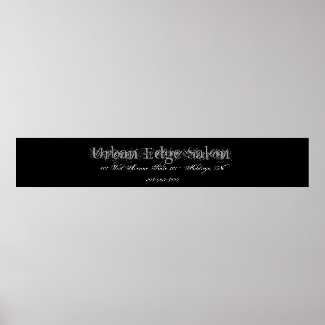 Zeichen/Fenster Poster (Vorne)