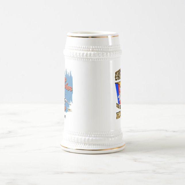 Zeichen FU kundenspezifisches BierStein w/call Bierglas (Mittel)