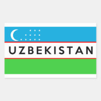 Zeichen für die Flagge in Usbekistan