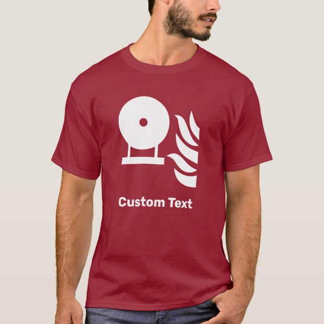 Zeichen für die Flaschensicherheit eines fest eing T-Shirt (Vorderseite)