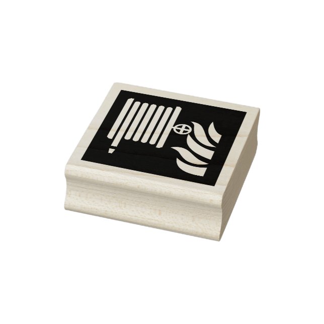 Zeichen für die Sicherheit von Feuerschläuchen Gummistempel (Stempel)