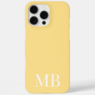 Zeichen für gelbe und weiße Monogramm iPhone 16 Pro Max Hülle