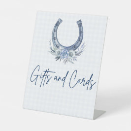 Zeichen für Geschenke und Karten Sockelschild