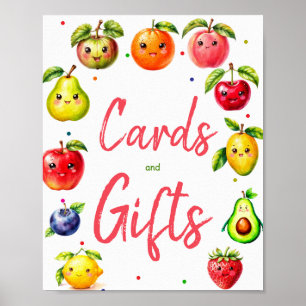 Zeichen für Karten und Geschenke Poster