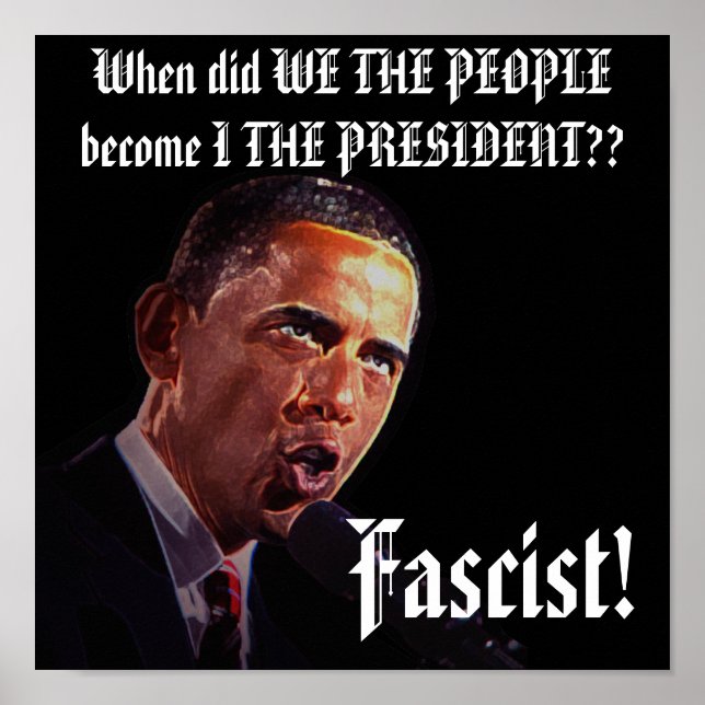 Zeichen für kundenspezifische Proteste Poster (Vorne)