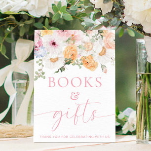 Zeichen für Millionenflorale Bücher und Geschenke Poster