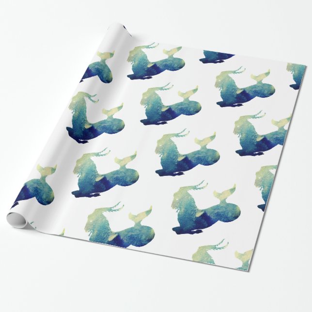 Zeichen für Wasserfarben Geschenkpapier (Ungerollt)