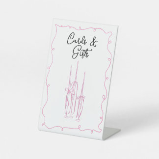 Zeichen für Whimsikkarten und Geschenke Sockelschild