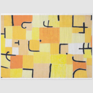 Zeichen in Gelb, Paul Klee Seidenpapier