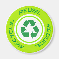 Zeichen recycle - Magnet