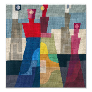 Zeichen   Sophie Taeuber-Arp   Fotodruck