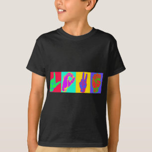Zeichen-Sprachen-LIEBE T-Shirt