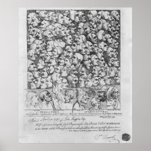 Zeichen und Karikaturen Poster
