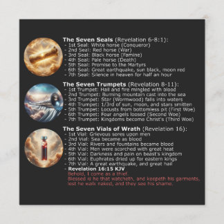 Zeichenfolge aus der Offenbarung - KJV Bibel Ankündigung
