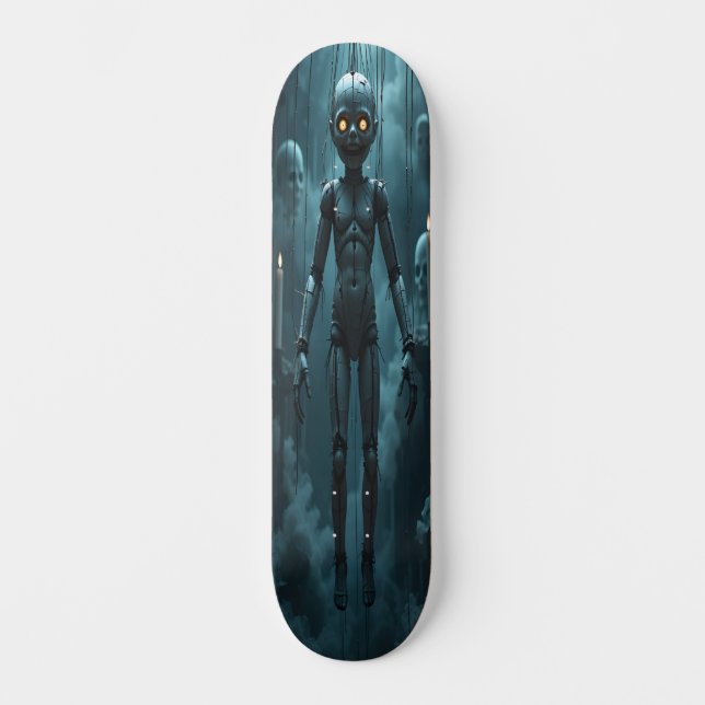 Zeichenfolgen der beschädigten Ausgabe 1 Skateboard (Vorderseite)