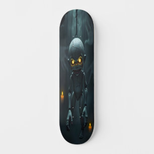 Zeichenfolgen der beschädigten Ausgabe 3 Skateboard