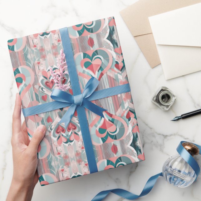 Zeichenfolgen für geometrische Zeichenfolgen Geschenkpapier (Schenken)