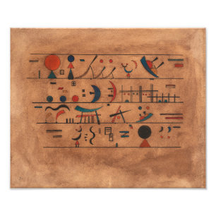 Zeichenfolgen Wassily Kandinsky Fotodruck